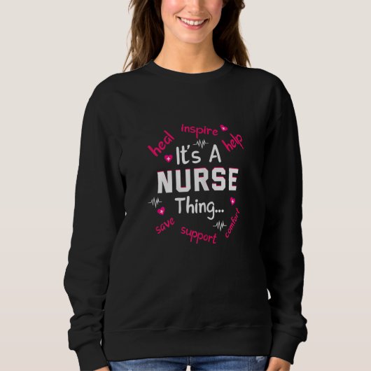 Womens Its a Nurse Thing Trui (Voorkant)
