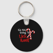 Womens It's Going To Lick Itself Candy Cane Christ Sleutelhanger (Voorkant)