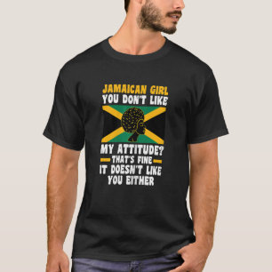 Womens Jamaicaans meisje waar je niet van houdt. T-shirt