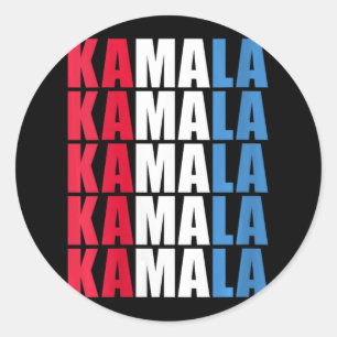 Womens Kamala 2024 voor President Kamala Harris Ronde Sticker