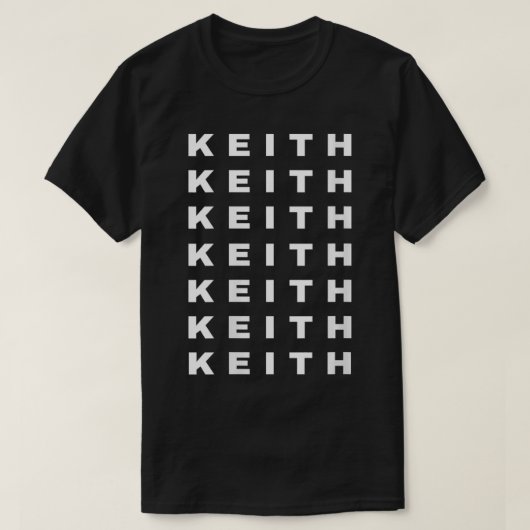 Womens Keith Funny jongens Merch Keith Name Herhal T-shirt (Design voorkant)