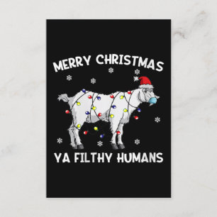 Womens Kerst-kerstgeit — kerstman Informatiekaartje