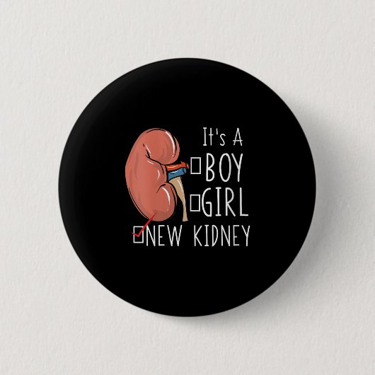 Womens Kidney Transplant Surgery Recovery Quote It Ronde Button 5,7 Cm (Voorkant)
