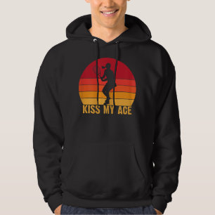 Womens Kiss my Ace grappige Tennisplayer Tennis Ga Hoodie