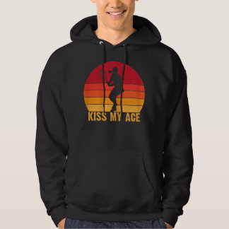 Womens Kiss my Ace grappige Tennisplayer Tennis Ga Hoodie