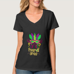 Womens Kostuum Party Masquerade Carnaval Mask Mard T-shirt