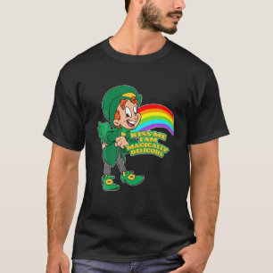 Womens Kus me ik ben Magisch Delicious St Patrick' T-shirt