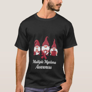 Womens Kute Gnomes die lintmultipel myel ondersteu T-shirt