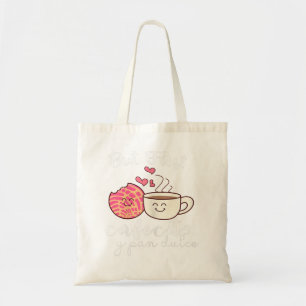 Womens Latina Mam Cute Spain Coffee en Conchas Tote Bag