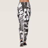 WOMEN'S LEGENDARY GORILLA LESSONS LEARN LEGGINGS (Achterkant)