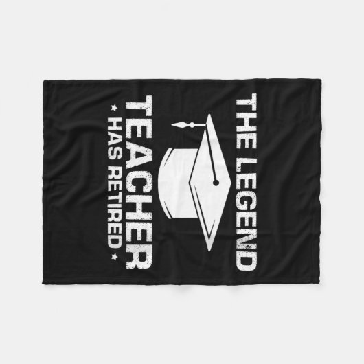 Womens Legendary Mentor Education Retirement Humor Fleece Deken (Voorkant (Horizontaal))