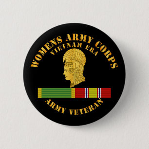 Womens Legerkorps Vietnam Era - w WAC - NDSM Ronde Button 5,7 Cm