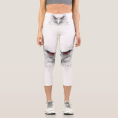Women's leggings with the image of a bird with red (Recto)