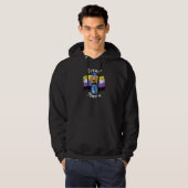 Womens Lesbian Proud Mama Lgbtq Pride Month Ju Hoodie (Voorkant volledig)