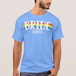 Womens LGBT Weddenschap Gay Marriage Brides Bride T-shirt