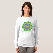 Women's Long Sleeve T-Shirt ash  SUN  BRASIL (Devant entier)