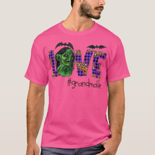 Womens Love halloween scary art Grandma herfst gif T-shirt
