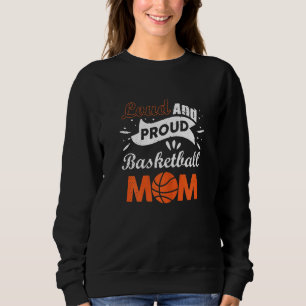 Womens luid en bruid Basketball mama Player Trui