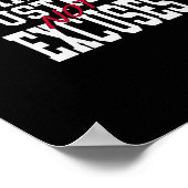 Womens Make Adjustments Not Excuses Motivational Q Poster (Hoek)