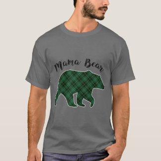 Womens Mama Beer Kerstmis Pajama Pset Buffalo Fa T-shirt