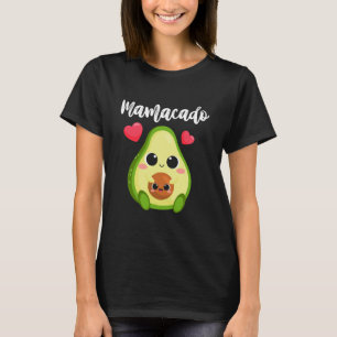Womens Mamacado Avocado voor mam of verwacht T-shirt