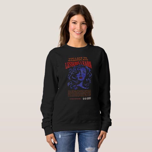 WOMEN'S MANIPULATE LESSONS LEARN SWEATSHIRT (Devant entier)