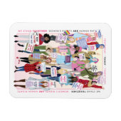 Women's March Magnet Magneet (Horizontaal)