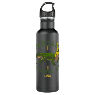 Womens Marvel Loki Alligator Variant V-Neck Waterfles