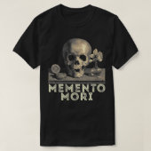Womens Memento Mori Stoicism Philosophy Philosophe T-shirt (Design voorkant)