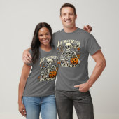 Womens Mens Just Waiting For Halloween Skeleton Su T-shirt (Unisex)
