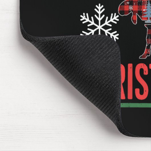 Womens Merry Christmoose Holiday Moose Ugly Sweate Muismat (Hoek)