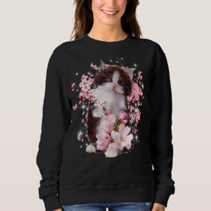 Womens met roze klep voor katten trui