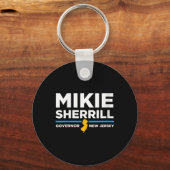 Womens Mikie Sherrill New Jersey Governor 2025 V-n Sleutelhanger (Voorkant)