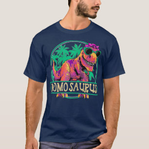 Womens Moederdag Gift Momosaurus T Rex Momo T-shirt