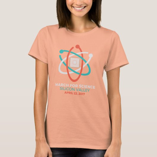 Women's Navy Science March T T-shirt (Voorkant)