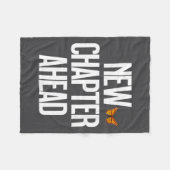 Women's New Chapter Ahead Monarch Butterfly New Be Fleece Deken (Voorkant (Horizontaal))