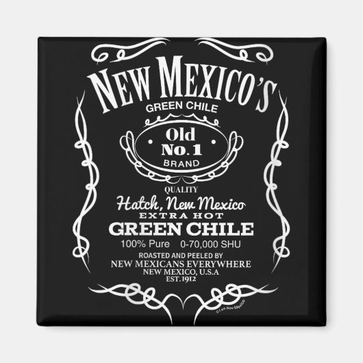 Womens New Mexico's Old No. 1 Hatch Green Chile No Magneet (Voorkant)