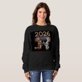  Women's new year celebration Sweat Shirt AI Used (Devant entier)
