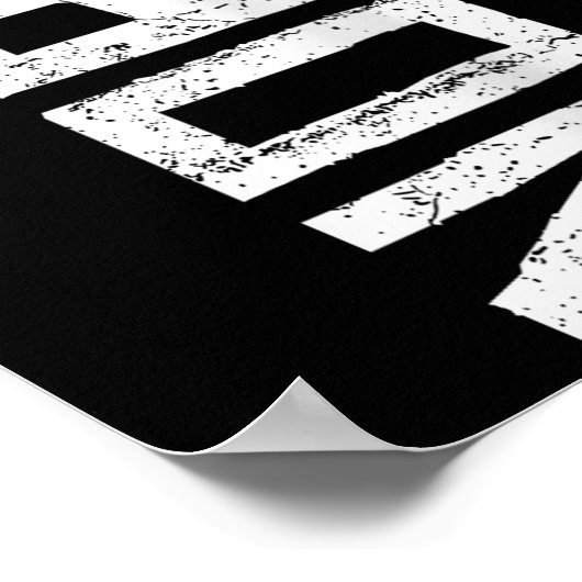 Womens No Kings Protest Sign Vertical Nope V-neck Poster (Hoek)