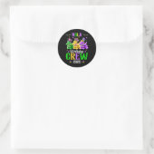 Womens Nola Birthday Crew 2025 New Orleans Mardi G Ronde Sticker (Tas)