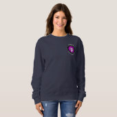 Women's Official Small Logo Sweatshirt Navy (Voorkant volledig)