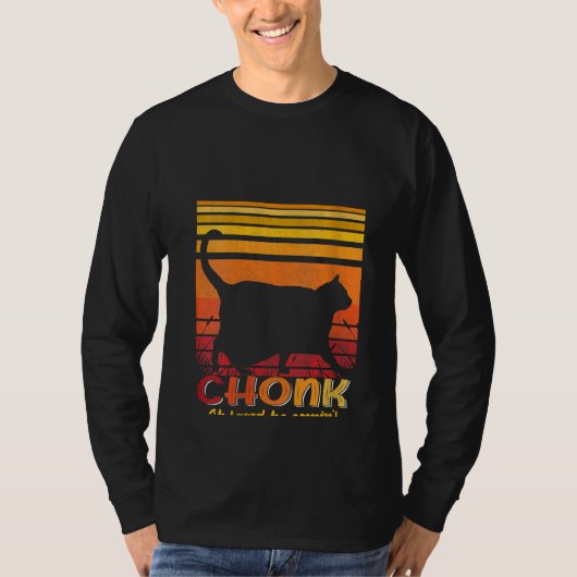 Womens Oh Heer Hij Komende Chonk Schaal Kat Meme T-shirt (Voorkant)