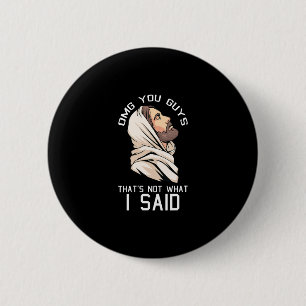 Womens om jullie jongens dat niet wat ik Christma  Ronde Button 5,7 Cm