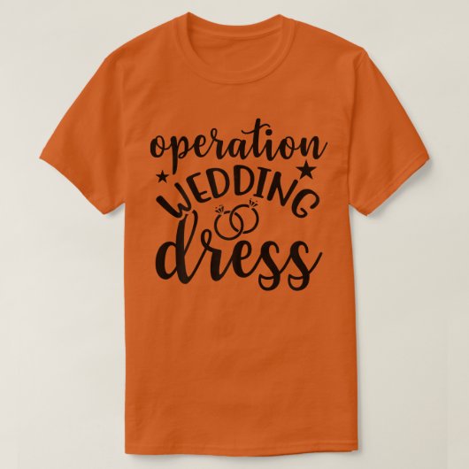 Womens Operation Wedding Dress Matching Wedding Ba T-shirt (Design voorkant)