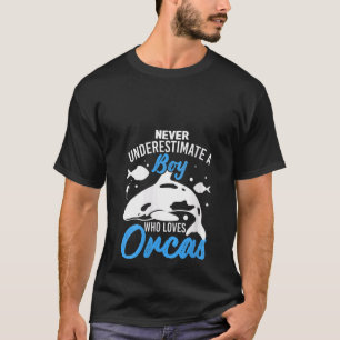 Womens Orca Graphic voor boys Mannen Kinder walvis T-shirt