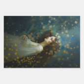 Women's paintings with gold accents decoupage  inpakpapier vel (Voorkant 3)