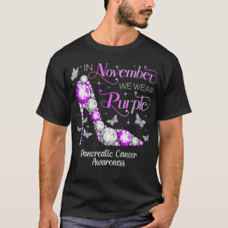 Womens Pancreatic Cancer Bewustheid in November wi T-shirt