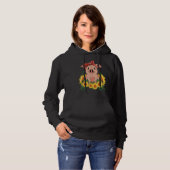 Womens Peppa Pig | Mummy Pig V-Neck Hoodie (Voorkant volledig)