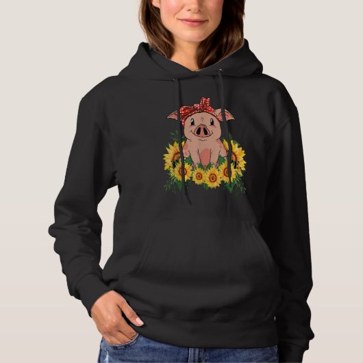 Womens Peppa Pig | Mummy Pig V-Neck Hoodie (Voorkant)
