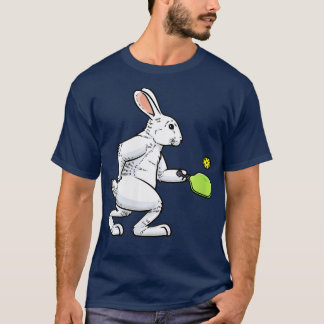Womens Pickleball Player Rabbit Bunny Bunnies East T-shirt
